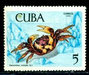 1969 Landkrabbe, Gecarcinus ruricola, Meeresleben, Karibik, 1468, postfrisch - Bild 1 von 2