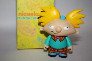 KIDROBOT NICKELODEON AÑOS 90 HEY ARNOLD 2017 JUGUETE DE ARTE DE DISEÑADOR - Imagen 1 de 3