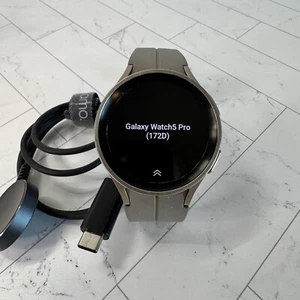 Samsung Galaxy Watch5 Pro 45mm SM-R920 GPS Sapphire Crystal#H457 - Photo 1 sur 6