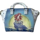 Loungefly Disney Princess Little Mermaid Satchel Bag Sketch Ariel Moon Flounder