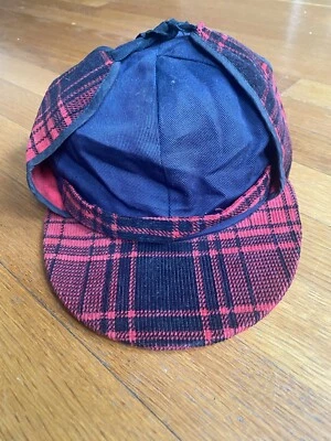 Vintage Corduroy Trapper Hat 7 3/8 A Cone Mills Fabric Made In The USA EarFlaps - Image 1 of 4