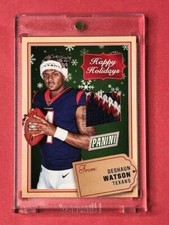 Deshaun Watson 2017 Panini Black Friday Happy Holidays Memorabilia JERSEY Rookie