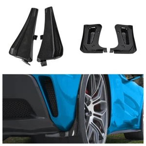 Front Splash Guards + Rear Fender Guard For Chevrolet for Corvette C8 Z06 E-Ray - Foto 1 di 16