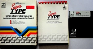 SUPER TYPE- Commodore 64 DISK Software Boxed (Keyboard Training/Touch Type) C64 - Picture 1 of 4