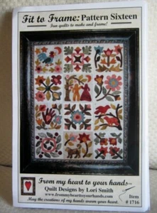Fit to Frame-Quilt Designs by Lori Smith Quiltmuster ungeschnitten komplett 16 Seiten - Bild 1 von 4