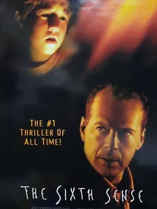 The Sixth Sense Original SS Filmplakat 27x40 Bruce Willis Neu - Selten - Bild 1 von 6