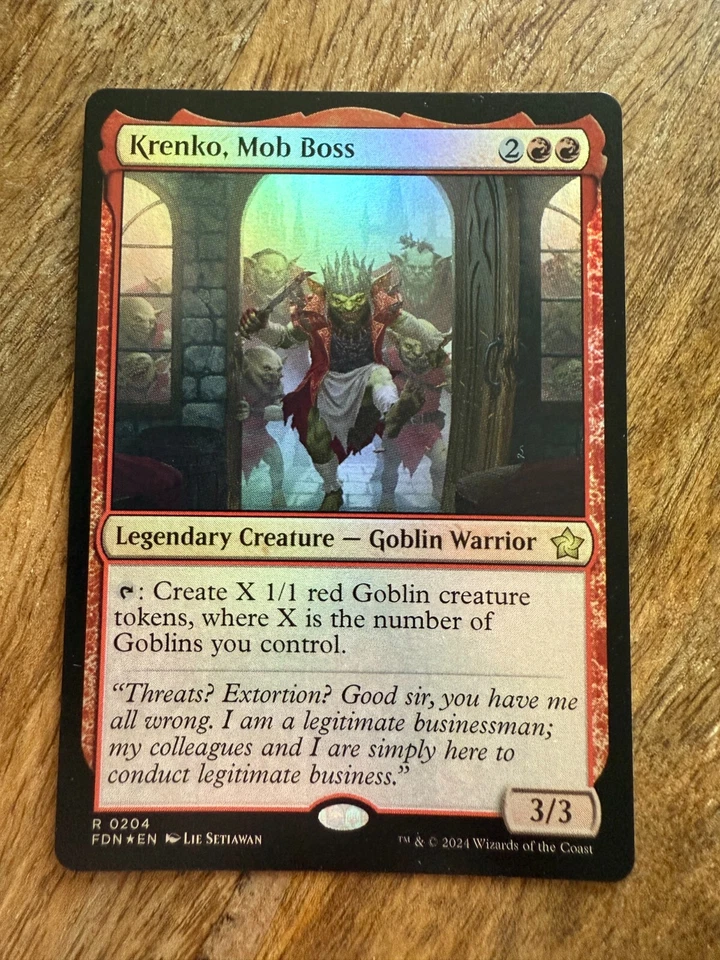 Krenko, Mob Boss / Krenko der Boss - FOIL - Foundations - NM - EN - MTG - Magic - Bild 1 von 1