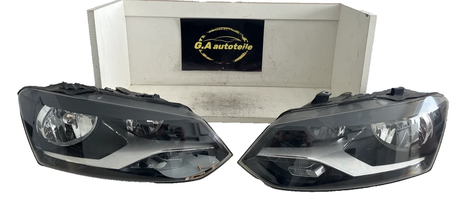 VW Polo 6R Halogen Scheinwerfer Frontscheinwerfer rechts Links  6R1941008E SW444 - Bild 1 von 4