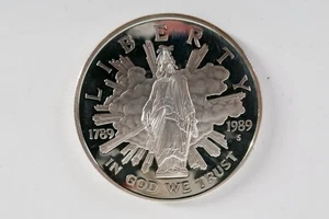 1789-1989 S Liberty Bicentennial Of Congress Dollar Münze - Bild 1 von 5