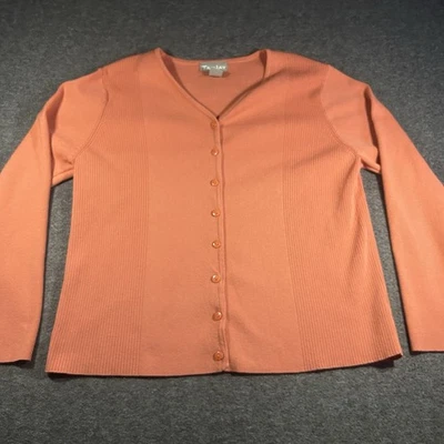 Cárdigan naranja vintage TanJay para mujer talla grande Foto 1 de 4