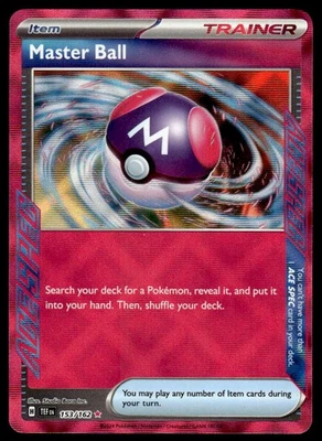 Pokemon TCG SV05: Temporal Forces #153/162 Master Ball NM - Image 1 of 2