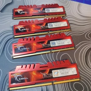 G.SKILL RipjawsX 16GB (4x4GB) DDR3-1866 PC3-14900 CL9 1.5V Desktop Memory RAM - Picture 1 of 4