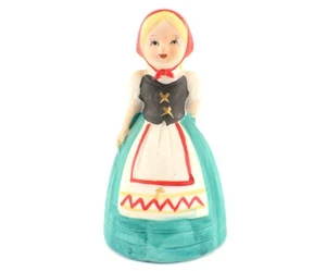 JSNY Figurale HANDBELL German Girl Figur Keramik 4,25" Vintage - Bild 1 von 9