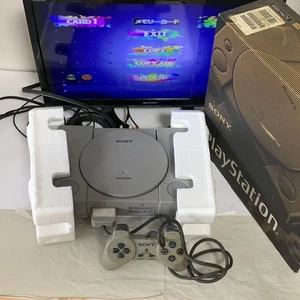 PlayStation PS1 SCPH-1000 1st Gen Boxed Memory/Controller/Cables Matching REPAIR - Picture 1 of 24