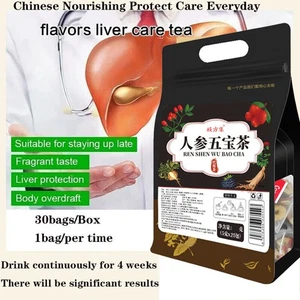 Liver Care Tea- Ginseng Mulberry Medlar Tea,Kidney tea,Healthy Drinking Slimming - Picture 1 of 16