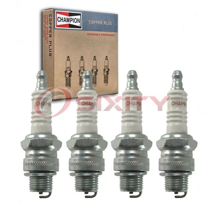 4 pc Champion Copper Plus Spark Plugs for 1942 Ford 1 Ton Pickup 2.0L L4 ty - Image 1 of 4