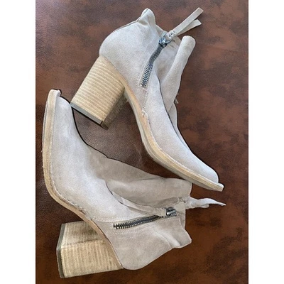 Dolce Vita Boots Booties Brown Suede Leather Double Zip Heel Size 9 NEW — 第 1/4 张图片