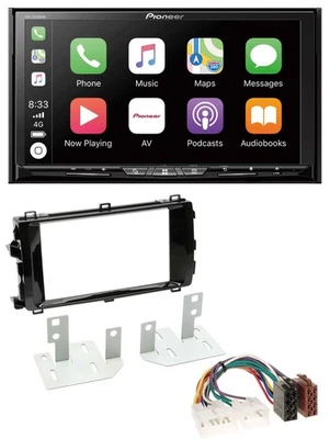 Pioneer 2DIN MP3 USB DAB DVD Bluetooth Autoradio für Toyota Auris (ab 2013) - Bild 1 von 4