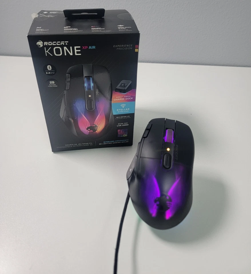 ROCCAT Kone XP Air Wireless Gaming Mouse - Black - Image 1 of 4