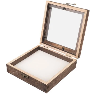  Specimen Containers Small Display Box Butterflies Case Wood Showcase - Image 1 of 4