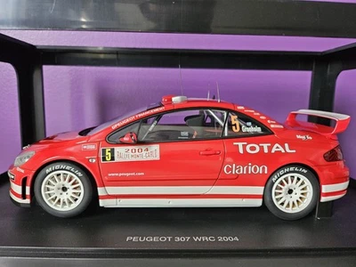 Peugeot 307 WRC Rallye de Monte Carlo 2004 #5 Gronholm Autoart 1/18 80455 - Photo 1/4