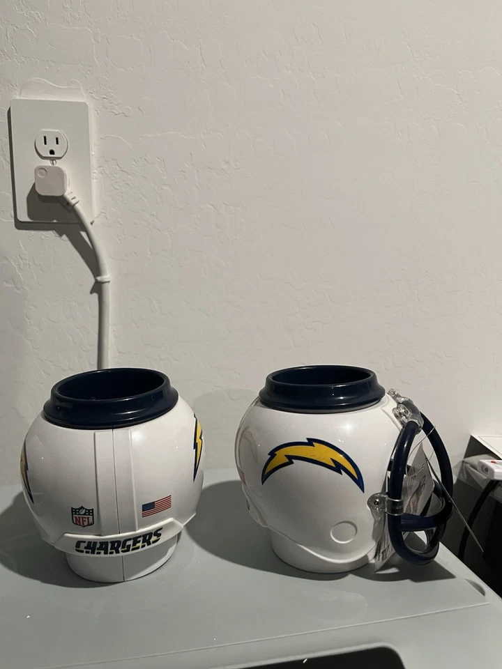 NFL Chargers Helmet Drink Holder Brand New With Tags - Image 1 of 2