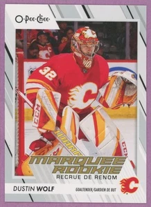 2023 23-24 OPC O-PEE-CHEE MARQUEE ROOKIE FLAMES DUSTIN WOLF #574 - Imagen 1 de 1