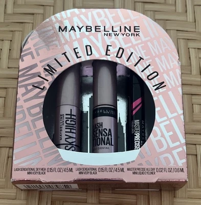 Maybelline Holiday Limited Edition Eye Makeup Gift Set Sky High Mascara Black - Image 1 of 2
