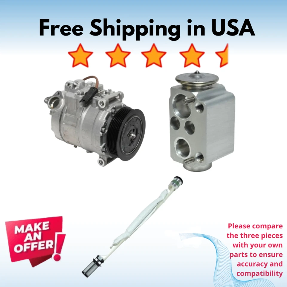 Kit Compresor A/C Fit BMW 128i 2008-2013, BMW 328i 2007-2011 Foto 1 de 1