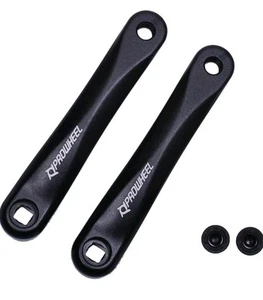 Brazo de manivela PROWHEEL Ebike disponible en agujero cuadrado 175MM negro brazo de manivela de bicicleta para - Imagen 1 de 10