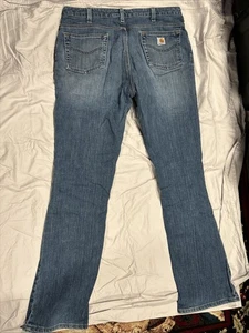 Carhartt Jeans Herren Relaxed Fit Blau Denim Größenetikett Vintage 90’s😇💯 - Bild 1 von 17