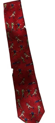 Corbata de lectura para niños Talbots con jugadores de béisbol 44 pulgadas Foto 1 de 4