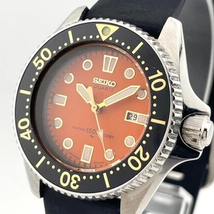Reloj Seiko Diver Esfera Naranja Batería Nueva Correa Estado Precintado - Imagen 1 de 10