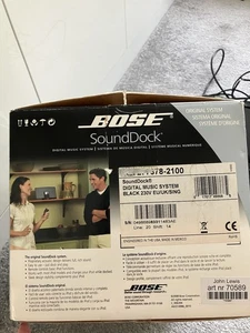 Bose SoundDock Digital Music System Black Includes Remote Control - Picture 1 of 9