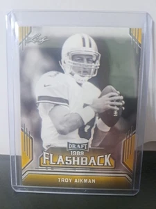 2019 Leaf Football 1989 Draft Flashback Troy Aikman #10 - Bild 1 von 2
