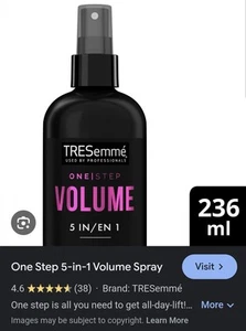 Tresemme One Step 5-In-1 Volume Mist Fine Hair 8oz - Picture 1 of 14