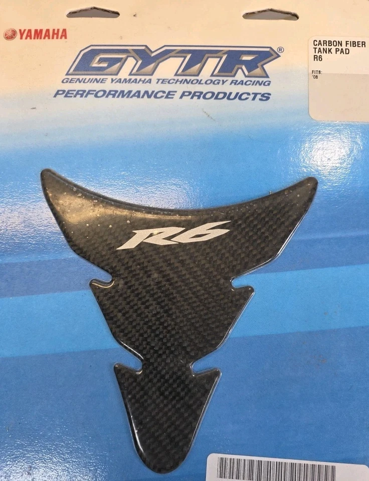 正品 YAMAHA GYTR 2009-16 YZF R6 600 碳纤维燃料罐垫 ABA-13S49-24-00 — 第 1/2 张图片