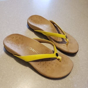 VIONIC Mona sandalo infradito giallo infradito ortopedico comodo donna taglia 6 - Foto 1 di 7