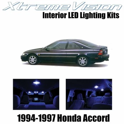 LED interior XtremeVision para Honda Accord 1994-1997 (10 piezas) azul Foto 1 de 4