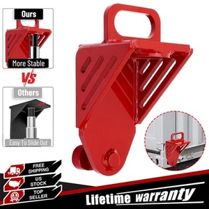 New Shipping Container Jack Lug w/ Handle, Jack Leveling Attachment 74000lbs Red - Picture 1 of 16