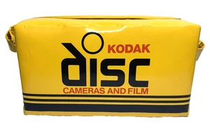 Vintage Promotional Kodak Disc Cameras and Film Cooler with Strap Yellow - Picture 1 of 9