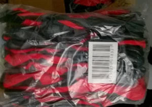 24 pares Supreme TTF rojo negro nitrilo palma seguridad general guantes de trabajo constructores - Imagen 1 de 10