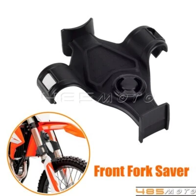 Protector de horquilla de motocross negro soporte sello transporte soporte moto de cross Foto 1 de 4