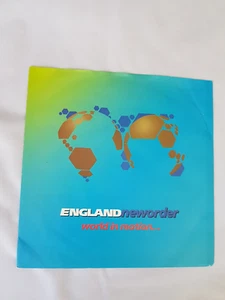 England New Order...World in motion.  7" p/s Single - Picture 1 of 3