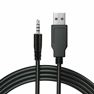 3.5mm Car AUX Audio Plug Jack Male to USB 2.0 OTG Cord Converter Adapter Cable - Image 1 of 4