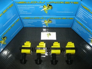 YELLOW JACKETS COIL PACKS-SILVIA S13 180SX EXA N13 U13 BLUEBIRD CA18DET CA18DE - Picture 1 of 2