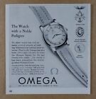 1954 Omega Seamaster Chronometer Watch vintage print Ad