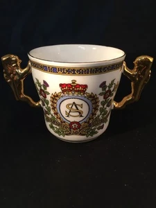 Prince Andrew Sarah Ferguson Married Westminster Abbey Paragon China Lion Handel - Picture 1 of 12
