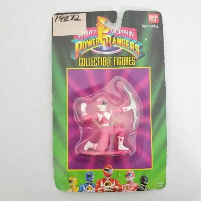 Minifigura de colección Bandai Mighty Morphin Pink Power Ranger 1993 NUEVA  Foto 1 de 4