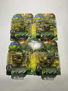 Playmates 2023 Retro Reissue Tmnt 2003 Set Of 4 Teenage Mutant Ninja Turtles - Picture 1 of 9